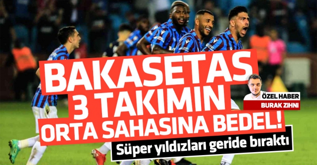 Trabzonspor'un tek kişilik ordusu: Anastasios Bakasetas! 3 büyüklerin orta sahasını sildi süpürdü