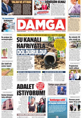 DAMGA Gazetesi - 01.07.2021 Sayfaları
