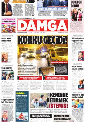 DAMGA Gazetesi - 02.07.2021 Sayfaları