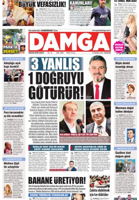 DAMGA Gazetesi - 08.07.2021 Sayfaları