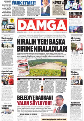 DAMGA Gazetesi - 11.08.2021 Sayfaları