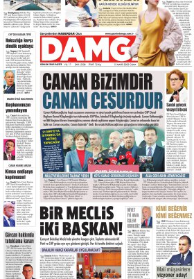 DAMGA Gazetesi - 13.05.2022 Sayfaları