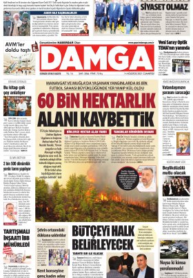 DAMGA Gazetesi - 14.08.2021 Sayfaları