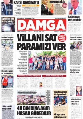 DAMGA Gazetesi - 16.08.2021 Sayfaları