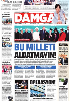DAMGA Gazetesi - 21.05.2022 Sayfaları