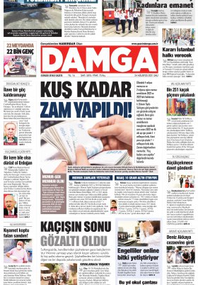 DAMGA Gazetesi - 24.08.2021 Sayfaları