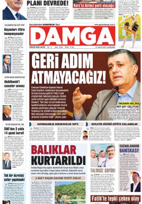 DAMGA Gazetesi - 25.05.2022 Sayfaları