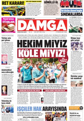 DAMGA Gazetesi - 27.08.2021 Sayfaları