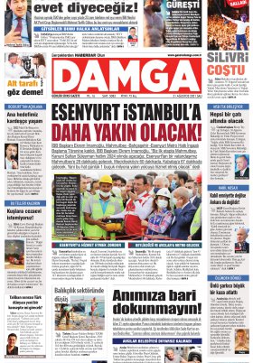 DAMGA Gazetesi - 31.08.2021 Sayfaları