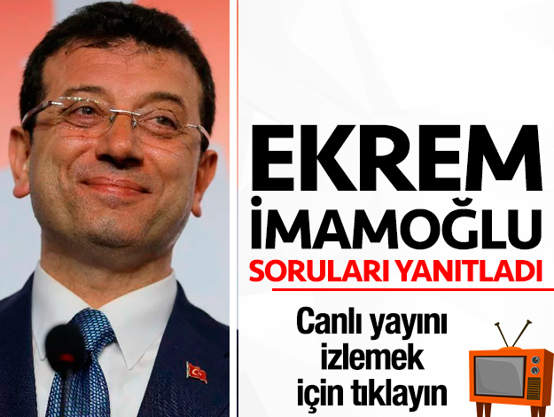 ekrem imamoğlu TRT Haber canlı yayın