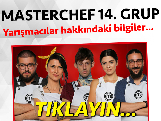 masterchef türkiye 2. sezon 14. grup yarışmacı adayları